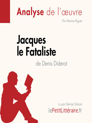 cover image of Jacques le Fataliste de Denis Diderot (Analyse de l'oeuvre)